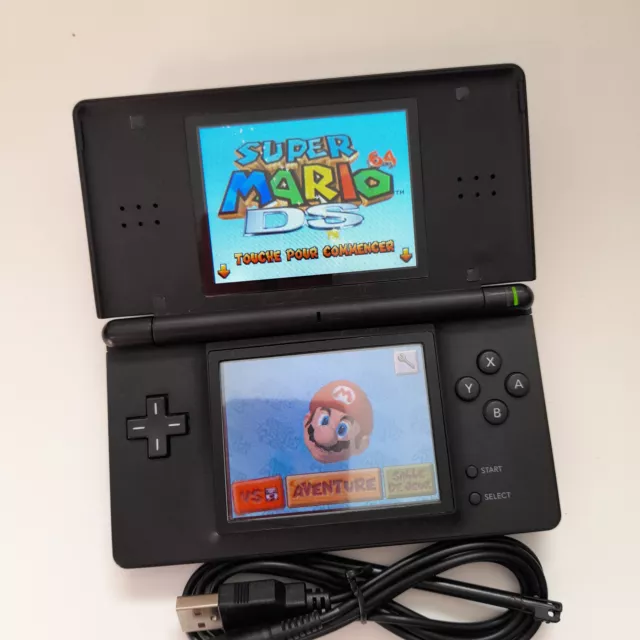 consola Nintendo ds  lite   negro  /black  con charger