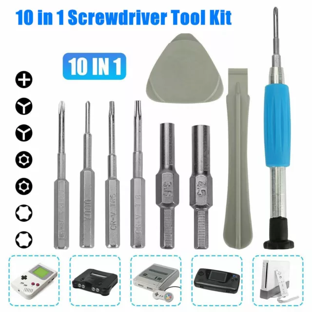 Schraubendreher-Set Repair Tool Kit für Nintendo Switch N64 NES Joy-con Wii Triw