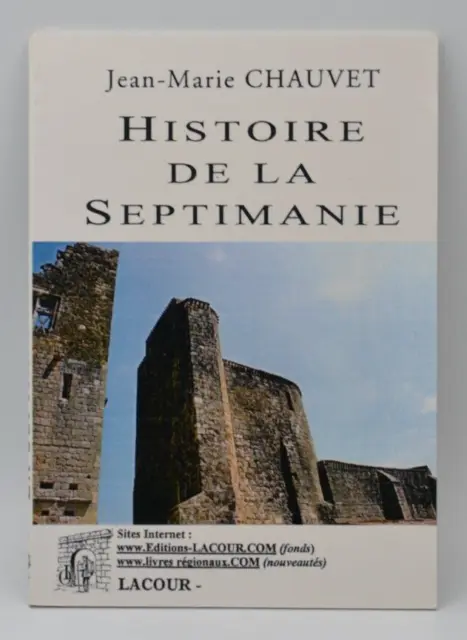 Histoire de la septimanie - Jean-Marie Chauvet -  livre