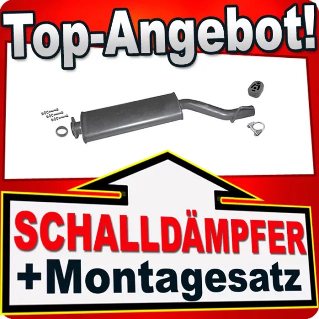 Mittelschalldämpfer für MERCEDES CLK 200 / 230 W208 2.0 2.3 1997-2003 Auspuff