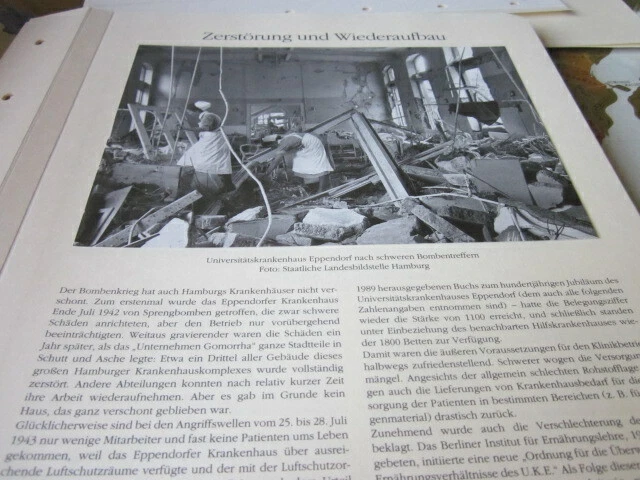 HAMBURG ARCHIV N 12068 Universitätskrankenhaus Eppendorf nach