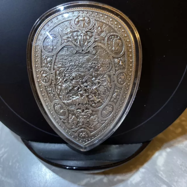 SHIELD OF HENRY II DE FRANCE 2022 2 oz Pure Silver Stacker Capsule -South Korea