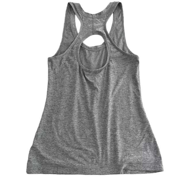 Athleta Shirt Women's Small Gray Nitro Tank Top Racerback Scoop Neck Running