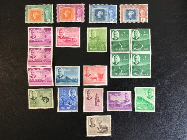 Mauritius George VI 1948, 1950