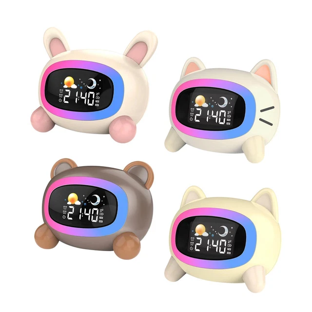 Réveil Kids Gift USB Snooze Night Light pour la maison