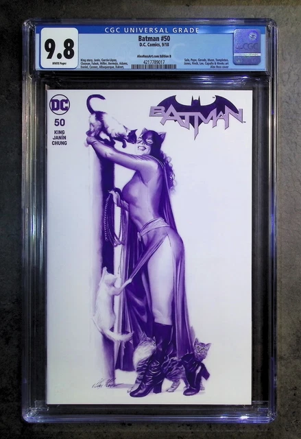 Batman #50 (2018 DC Comics) 1st Print Alex Ross Variant B CGC 9.8