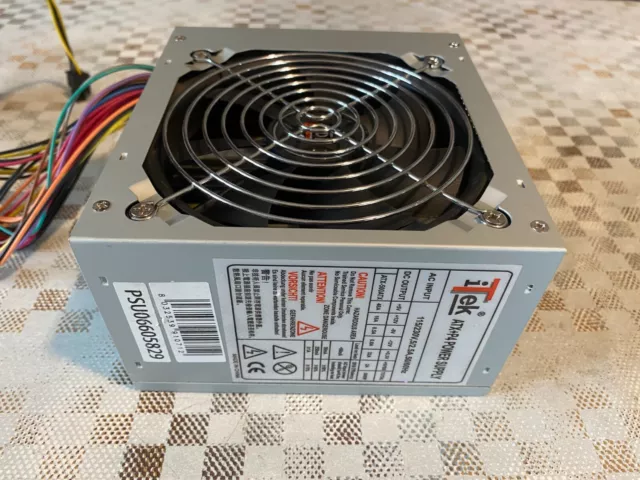STOCK  di  5 Pz.  ALIMENTATORE per Case PC ITEK  ITPS500 ATX 500 WATT