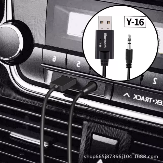USB Bluetooth to AUX Audio Cable Adapter for Mini Cooper Gen 2 3 R56 R55 F56 F55 3