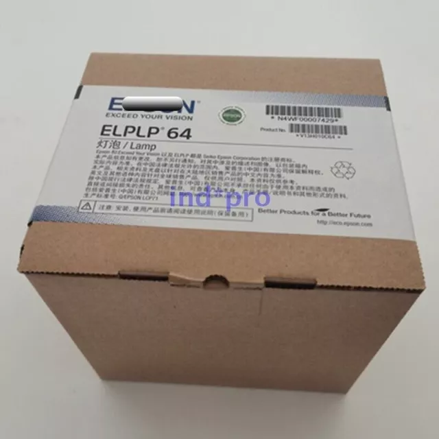 1PCS   New ELPLP64 Projector Light Bulb With Lamp Holder #W10