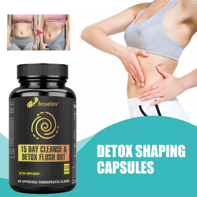 Clean Detox body Liver Kidney Pancreas SUPPORT Colon 30/60/120 Capsules