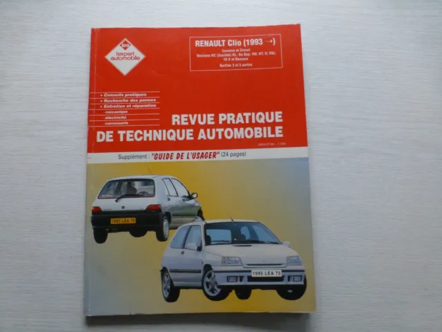 Revue Technique Automobile Renault Clio ab 1993 Essence et Diesel Berline3 - 5