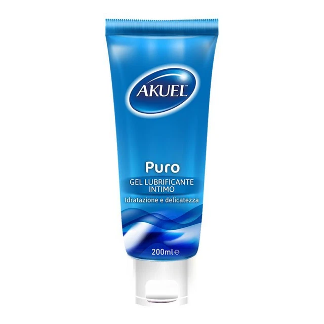 Puro 200ml Gel Lubrificante Intimo Akuel per rapporti vaginali e anali non unge