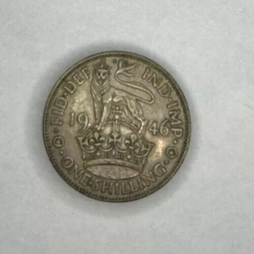 Great Britain 1946 1 Shilling Silver