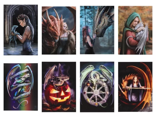 Various Designs of Dragon Canvas Wall Plaque By Anne Stokes