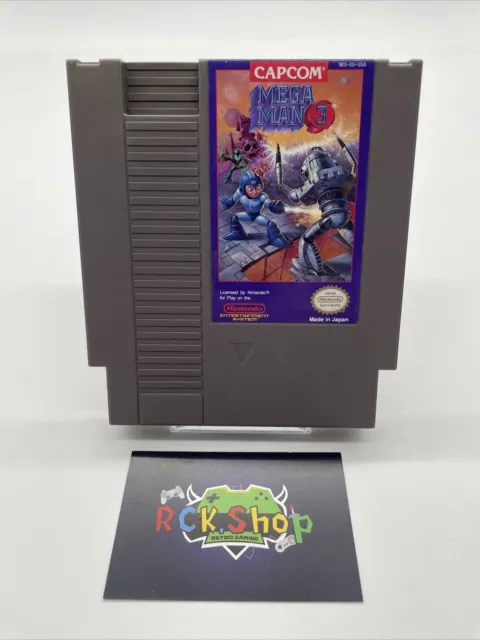 Nintendo NES - Spiel / Modul - MEGA MAN 3 - Sammler - NTSC / USA - #F1