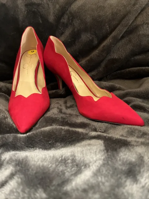 Jessica Simpson Red Pump Size 9