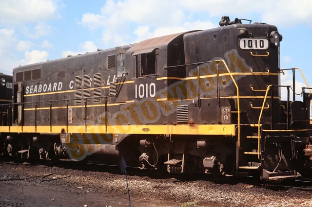 Vtg 1975 Train Slide 1010 SCL Seaboard Coast Line Railroad X3M014