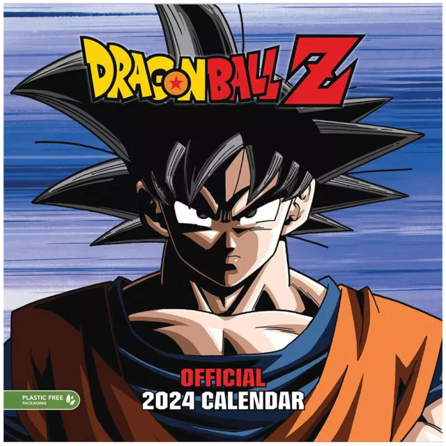 DRAGON BALL Z Square Calendar 2024 Brand New Official Merchandise 16.