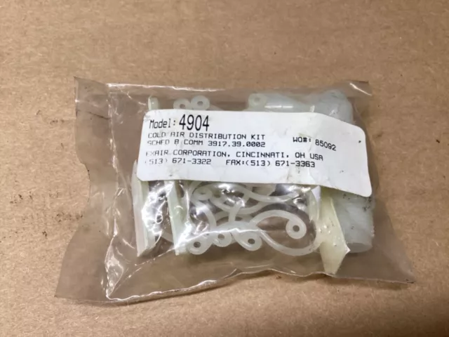 Exair 4904 Cold Air Distribution Kit SCHED B COMM 3917.39.0002 #127M57