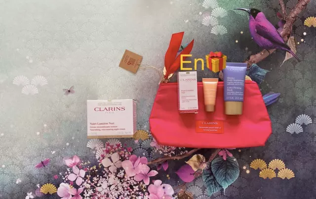 Nutri-Lumière Nuit Clarins – Crème reconstituante intense et ses 🎁