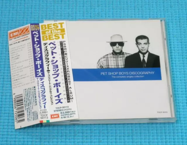 PET SHOP BOYS Discography Complete Single Collection 1996 CD Japan TOCP50113 OBI