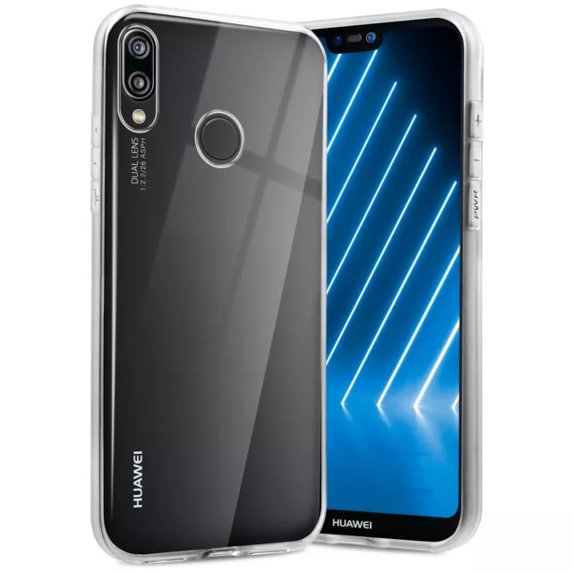 Handy Hülle für Huawei P20 Lite Silikon Schutzhülle Transparent Dünn Soft Case