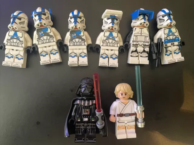 Lego Star Wars BUNDLE - Darth Vader, Luke Skywalker And Stormtroopers OFFICIAL