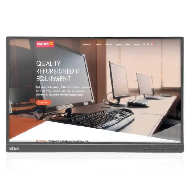 LENOVO T23D-10 (D18225WT0) 22" IPS 1920 x 1080 Monitor w/o Stand - GRADE A