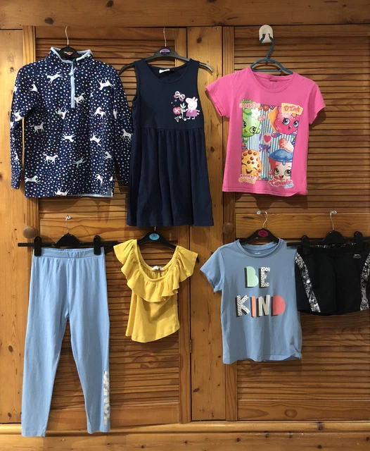 girls clothes bundle age 7-8 years👚Includes Joules Fleece,tops,Slazenger Shorts