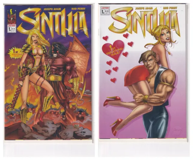 Sinthia #1A & #1B VF/NM Combine Bag Board YZ