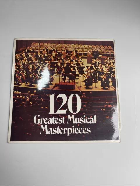120 Greatest Musical Masterpieces                       ORIGINAL UK vinyl albums