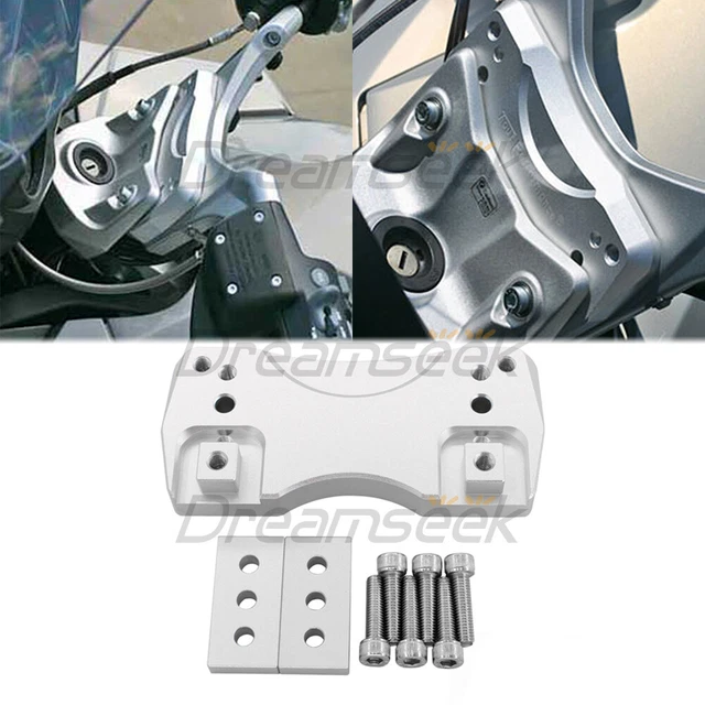 CNC REHAUSSEUR GUIDON Pour BMW K1200GT 05-08 / K1300GT 09-12 Réhausse - Foto 6