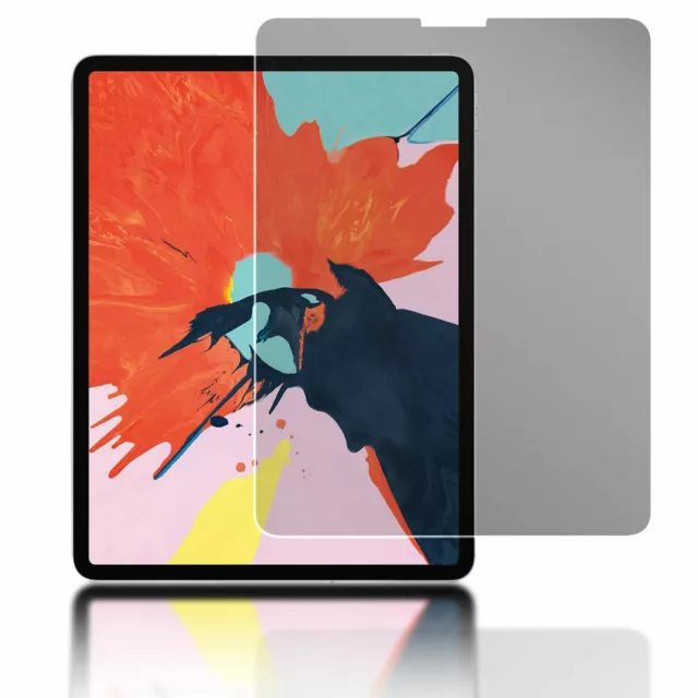 NALIA Sicht Schutz Glas für iPad Pro 12,9 Zoll (2018), Tablet Blickschutz Folie