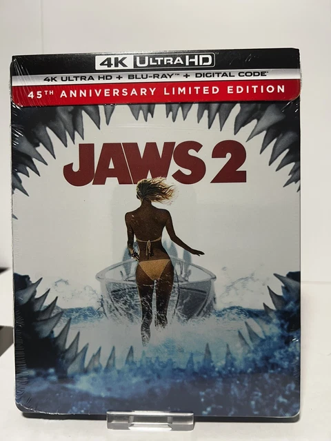 JAWS 2 4K (4K UHD/Blu-ray/Digital) Limited-Edition Steelbook $49.99 ...