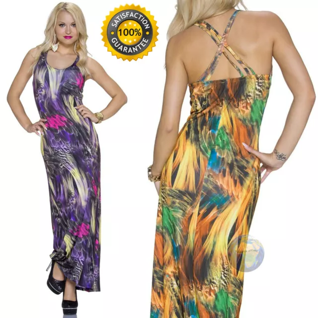 Abitino Donna LUNGO Sexy VESTITO Serata BALLO Danza GONNA Mini Abito ELEGANTE