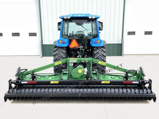 ACMA K400, 13' H-Duty Power Harrow, XW Packer Roller: QH Comp 150-250PTO HP GBox