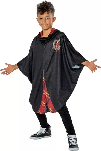 Poncho Oficial Rubies Harry Potter Gryffindor Niño, Vestido Elegante para Niños, Edades 7-8