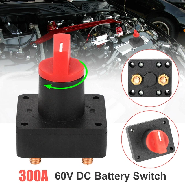 BATTERY ISOLATOR MASTER Disconnect Switch OnOff Marine Auto 12V For