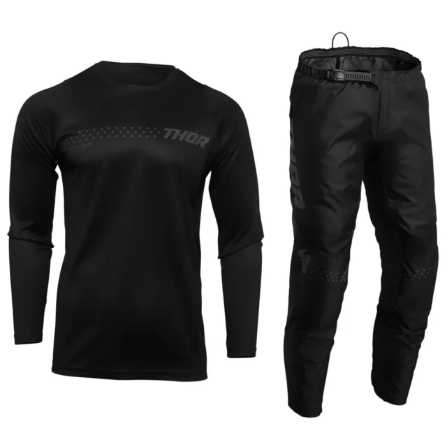 2023 Youth Thor Sector Motocross Mx Kit Pants Jersey Kids - Minimal Black