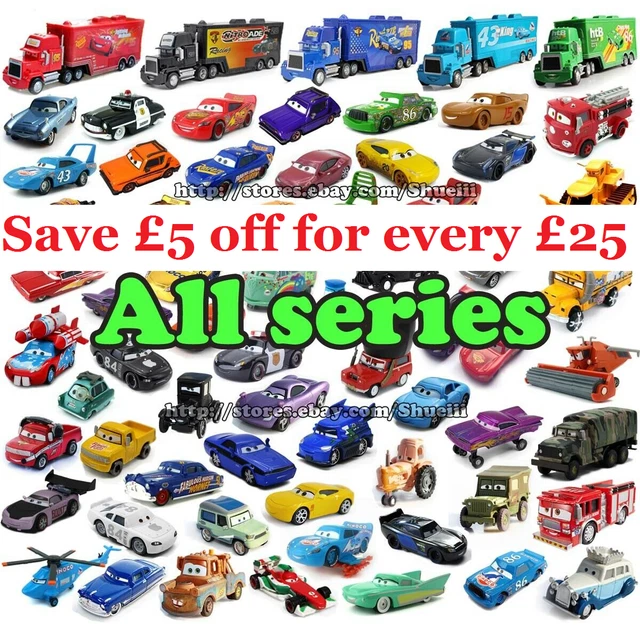 Disney Pixar Cars Lot Lightning McQueen 1:55 Diecast Metal Car Toys Gift for Boy