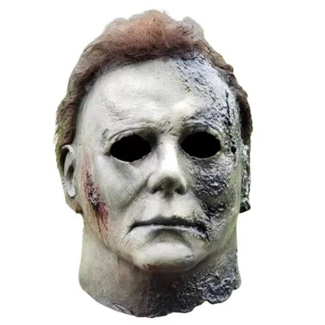 Michael Myers Full Mask Halloween Scary Kills Horror Movie Cosplay Costume Latex