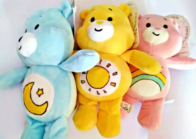 Care Bears Baby 8" Stuffed Soft Plush Toy 2020 Teddy Bedtime Cheer Funshine Bear