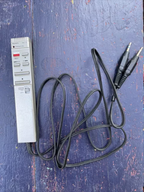 Sony RM-33 Wired Remote Microphone 4 BM-600 Micro Portable Dictator Transcriber Sony RM-33 Wired Remote Microphone 4 BM-600 Micro Portable Dictator Transcriber