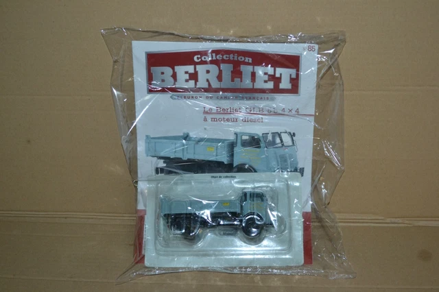 Collection Berliet N°85 – GLB 5B 4x4 Diesel Benne Marrel 1955, 1/43 Hachette