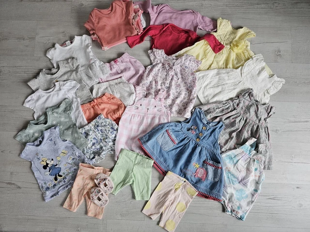 Baby 🩷 Girl Clothes Bundle Size 0-3 Months Summer Dresses / Tops / Shorts