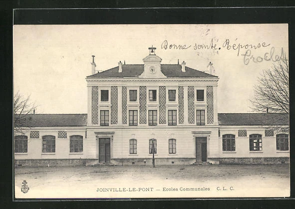 CPA Joinville-le-Pont, Ecoles Communales,  vue de Schule