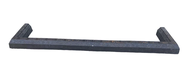 Antique/Vintage Cast Iron Fire Fender Vintage Fire Kerb 133cm Long