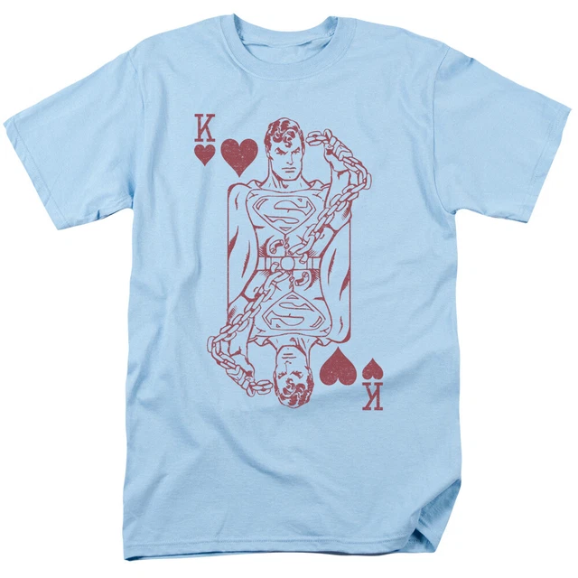 Superman Super Poker Carte da Gioco DC Comics Autorizzato T-Shirt