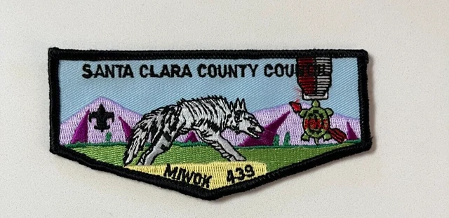 Boy Scout OA 439 Miwok Lodge Flap F4 1990 75th Anniversary