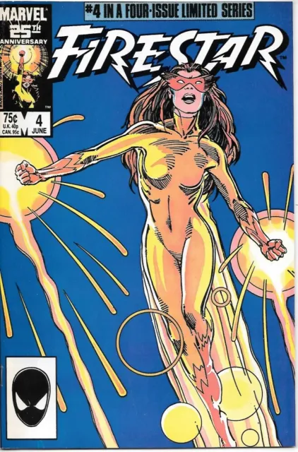 Firestar Comic Book #4 Marvel Comics 1986 VERY HIGH GRADE UNREAD NEW